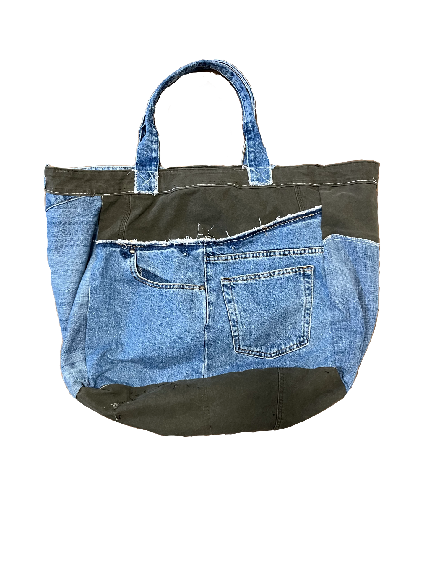 Denim Shopping Bag