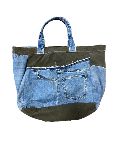 Denim Shopping Bag